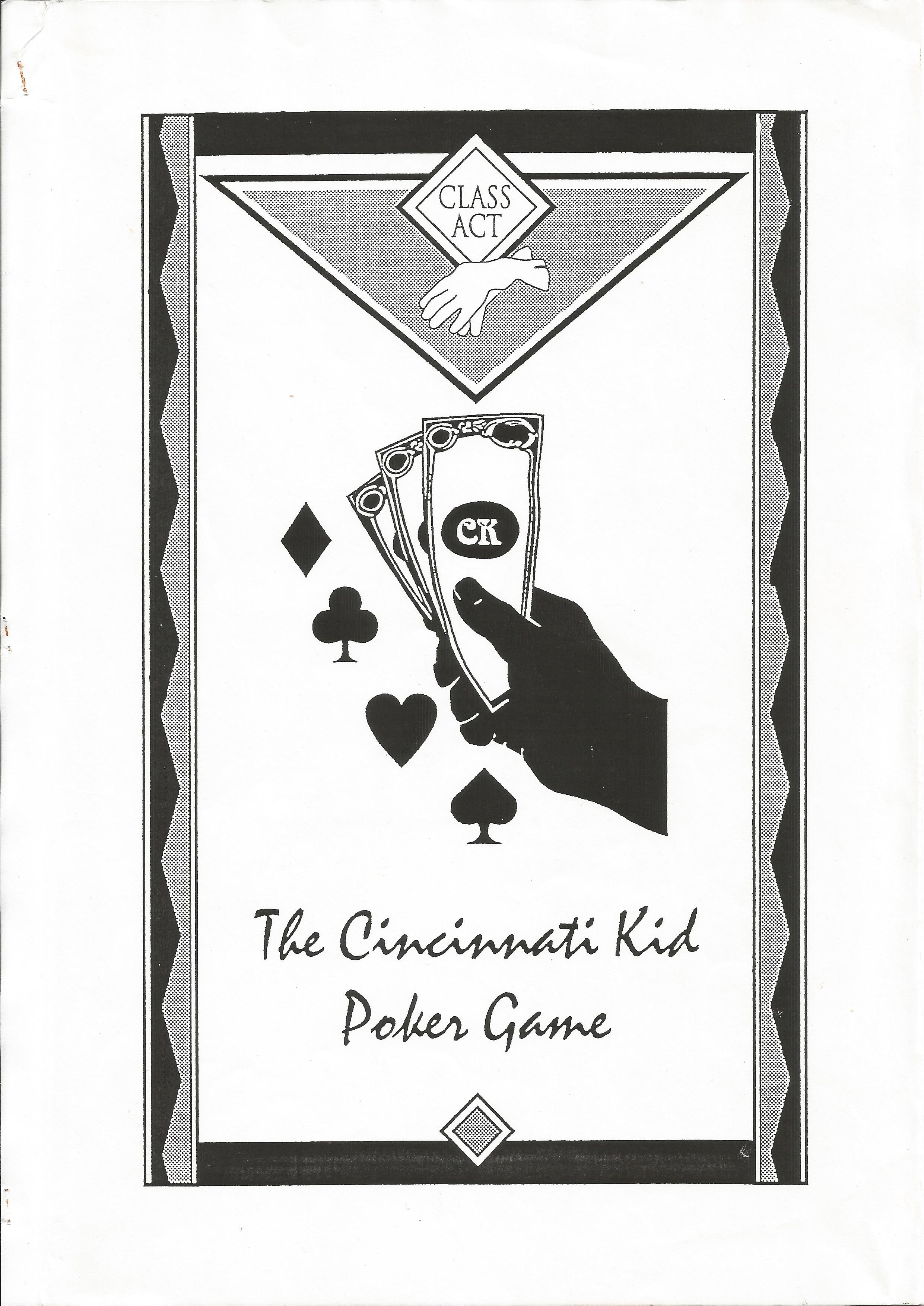 (image for) Tony Binarelli - The Cincinnati Kid Poker Game